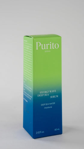 PURITO hydration skin closeup demonstrating plumping effect and smoother surface appearance