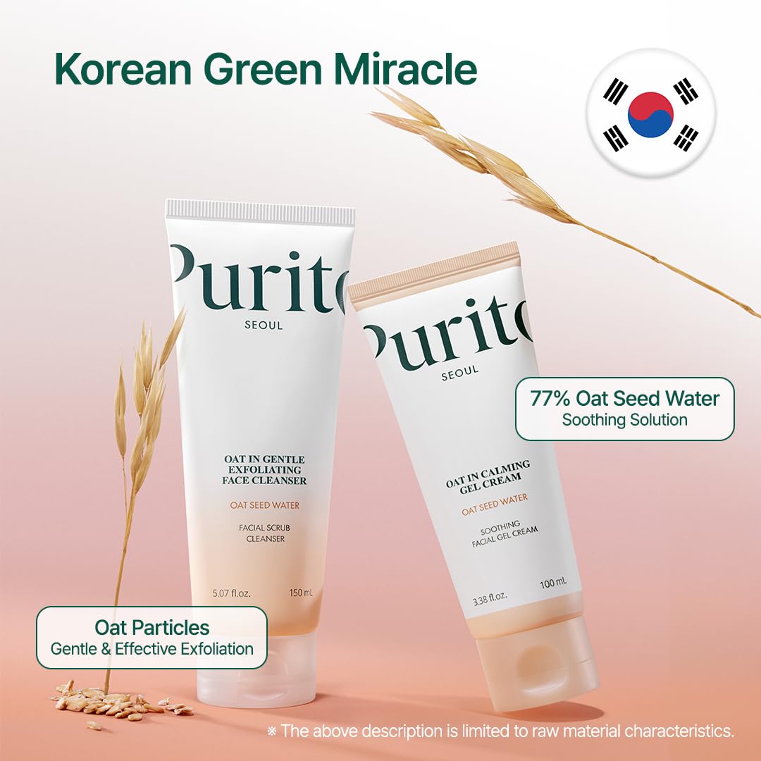 PURITO exfoliating polish granules detail showing gentle buffing
