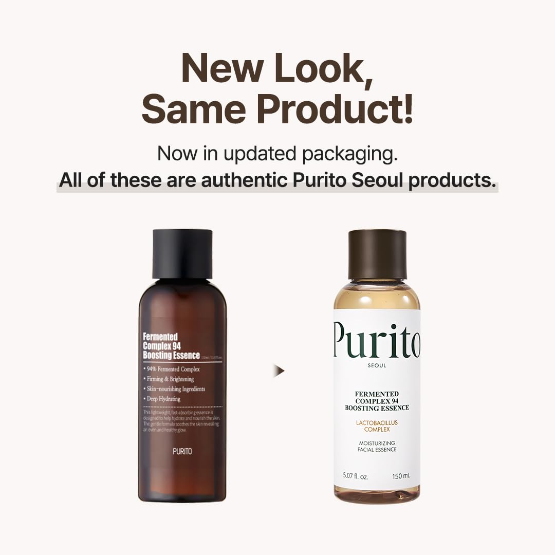 PURITO dispensing watery texture from bottle for quick absorption benefit