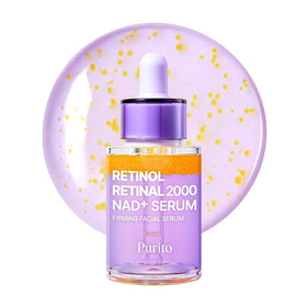 PURITO front packaging showing the dual-retinoid serum and benefits