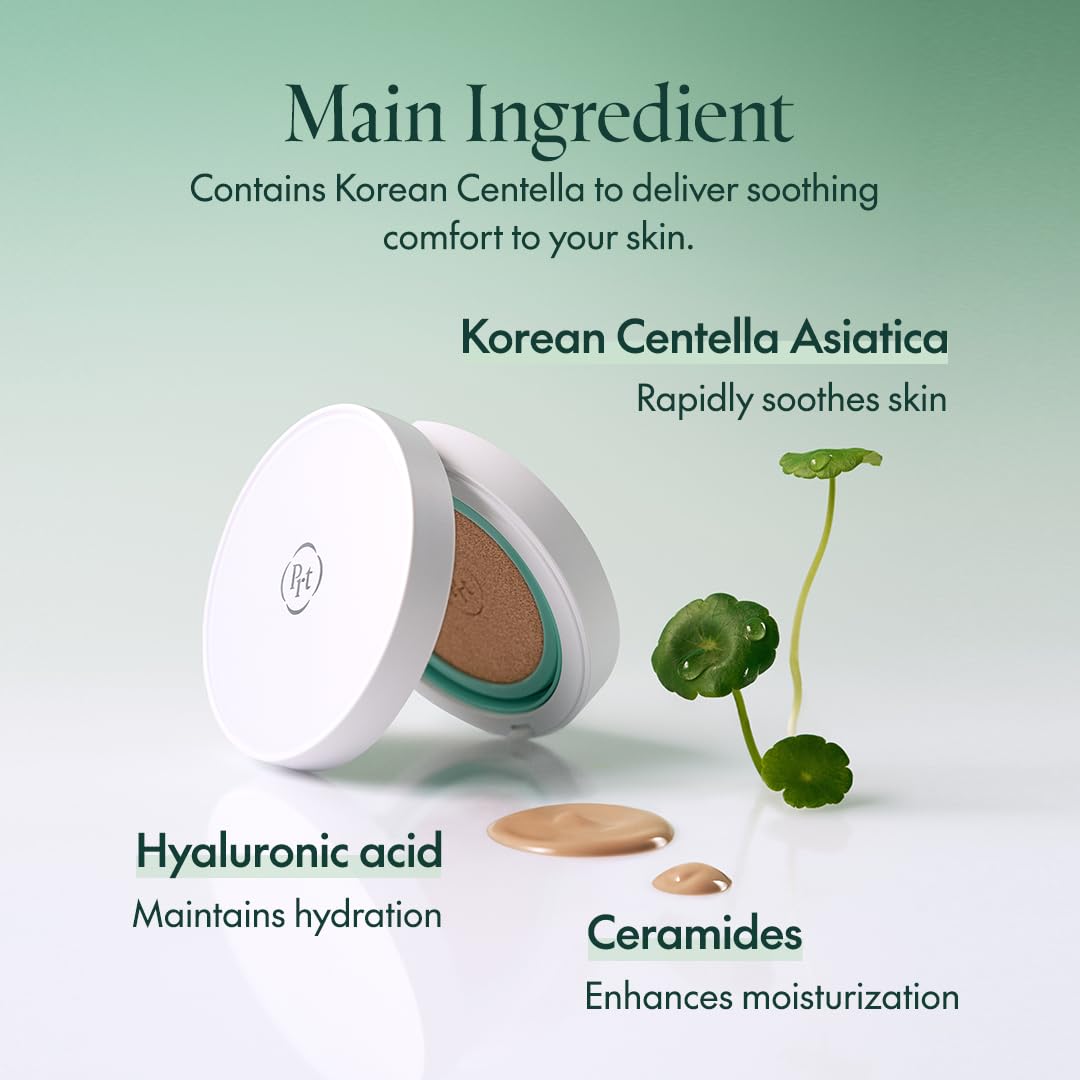 PURITO centella ingredient close-up with leaves, soothing botanical benefit