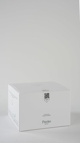 PURITO product label and ingredient list readable, transparency and safety benefit