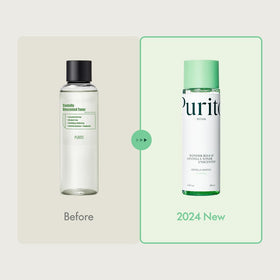 PURITO label close-up highlighting Centella ingredient and clarity