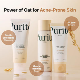 PURITO toner on bathroom shelf in routine-setting suggesting seamless layering