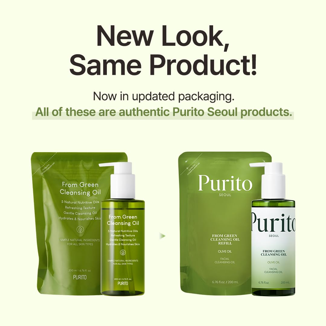 PURITO oil texture close-up showing silky emollient feel
