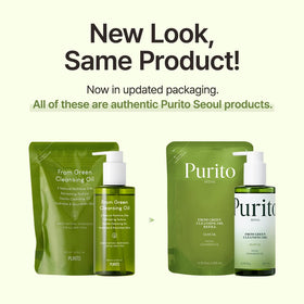 PURITO oil texture close-up showing silky emollient feel