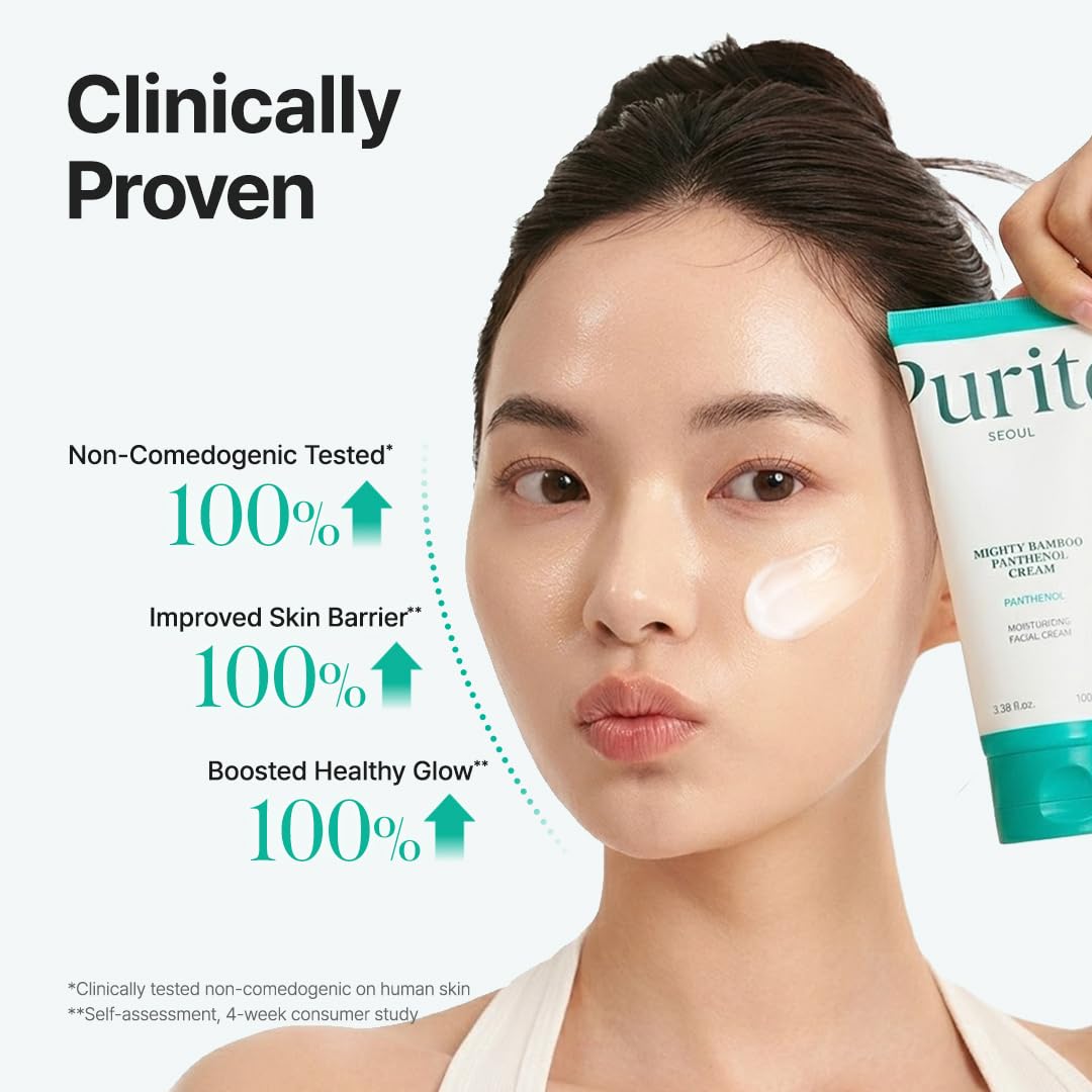 PURITO back label ingredient list highlighting gentle formula
