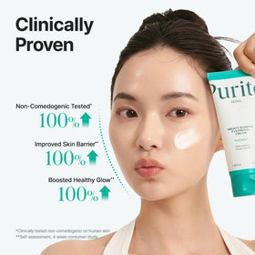 PURITO back label ingredient list highlighting gentle formula