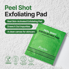PURITO charcoal ingredient detail demonstrating deep-cleansing power