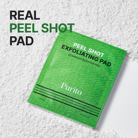 PURITO close-up of pad texture highlighting gentle exfoliation