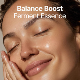 PURITO pouring essence into palm, fast-absorbing hydration demonstrated