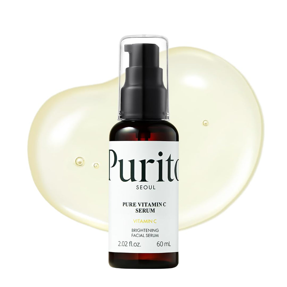 PURITO front bottle showing clean design and brightening benefit