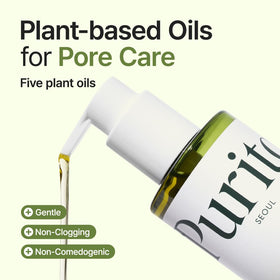 PURITO refill pouch next to bottle, promoting reduced waste and convenient refills