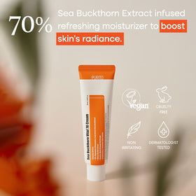 PURITO opened jar texture close-up revealing lightweight gel-cream hydration