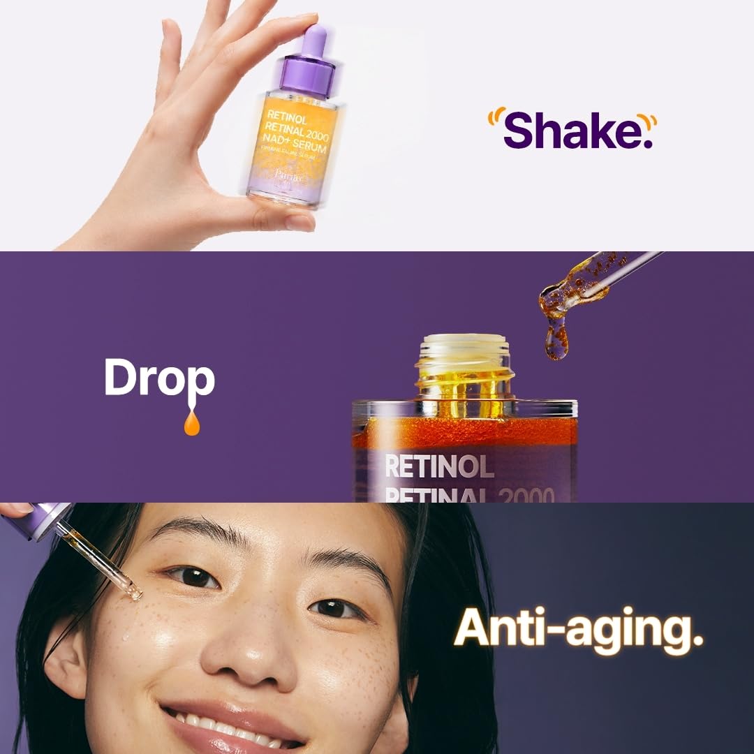 PURITO serum being applied in a nighttime routine to support skin texture