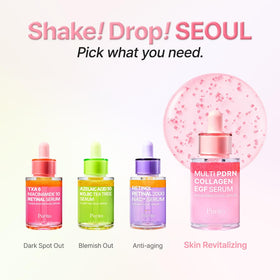 PURITO serum next to sunscreen to show morning layering compatibility