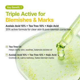 PURITO tea tree oil microcapsules macro view indicating soothing, controlled release benefit