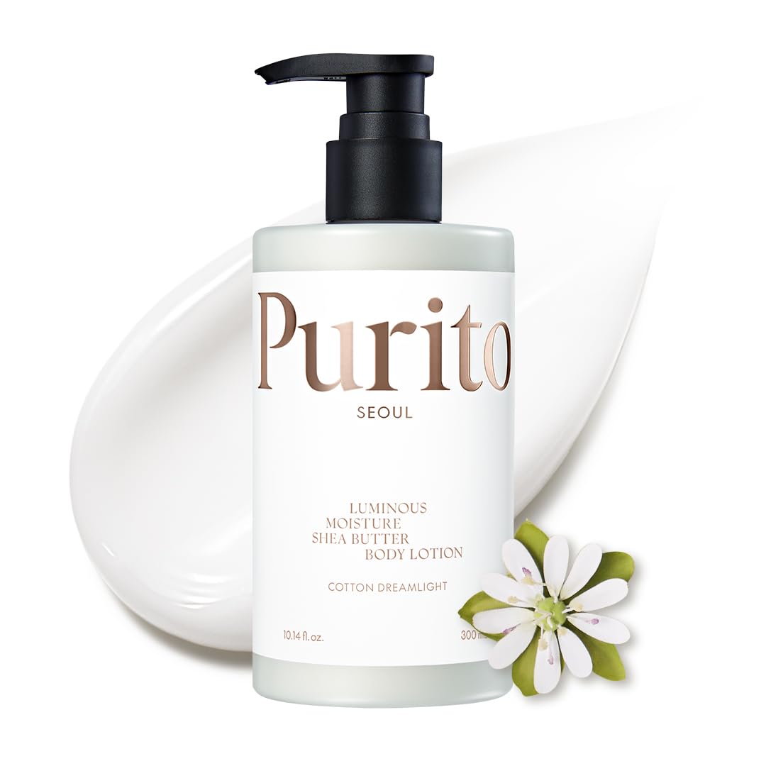 PURITO front pump bottle showing label and easy dispensing benefit