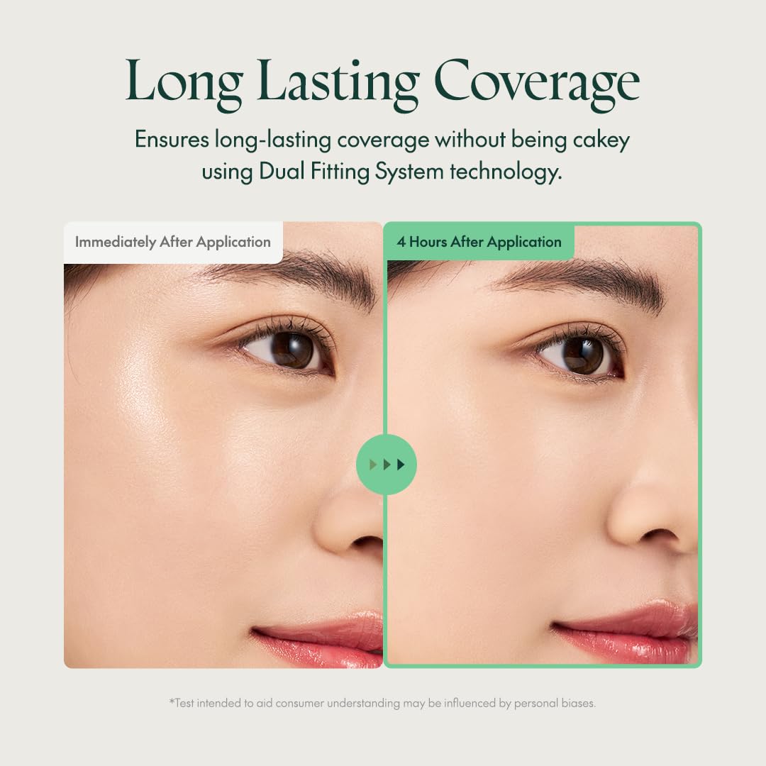 PURITO swatches on forearm comparing coverage and shade, accurate color matching benefit