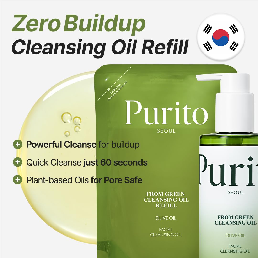PURITO oil texture close-up droplet highlighting lightweight moisturizing feel