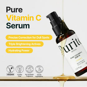 PURITO dropper and serum texture highlighting fast absorption benefit