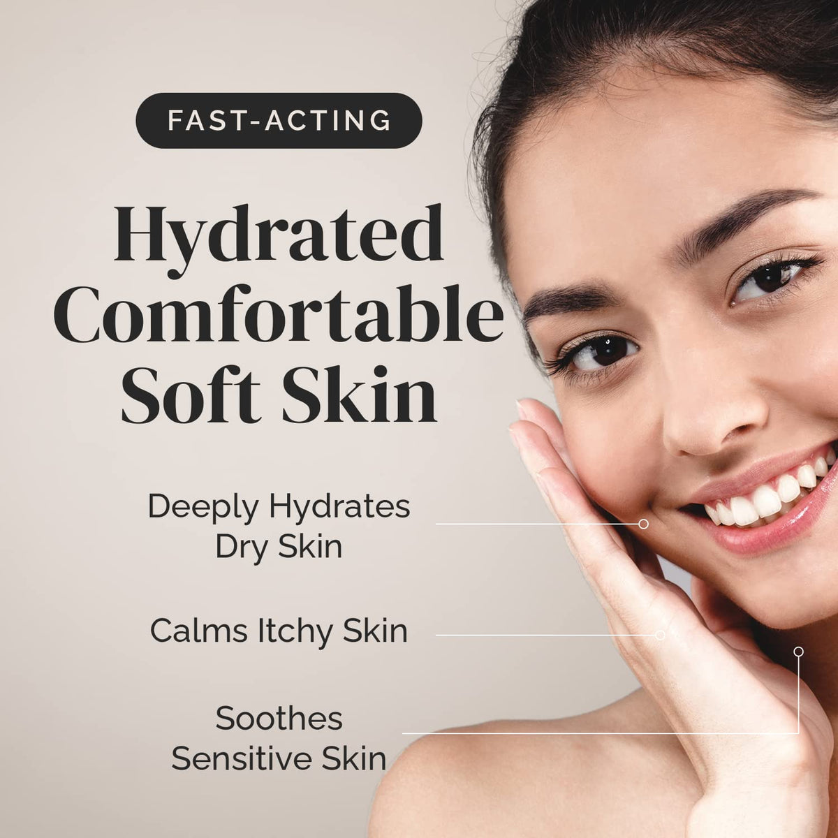 Puriya being applied to hands demonstrating fast relief and comfort