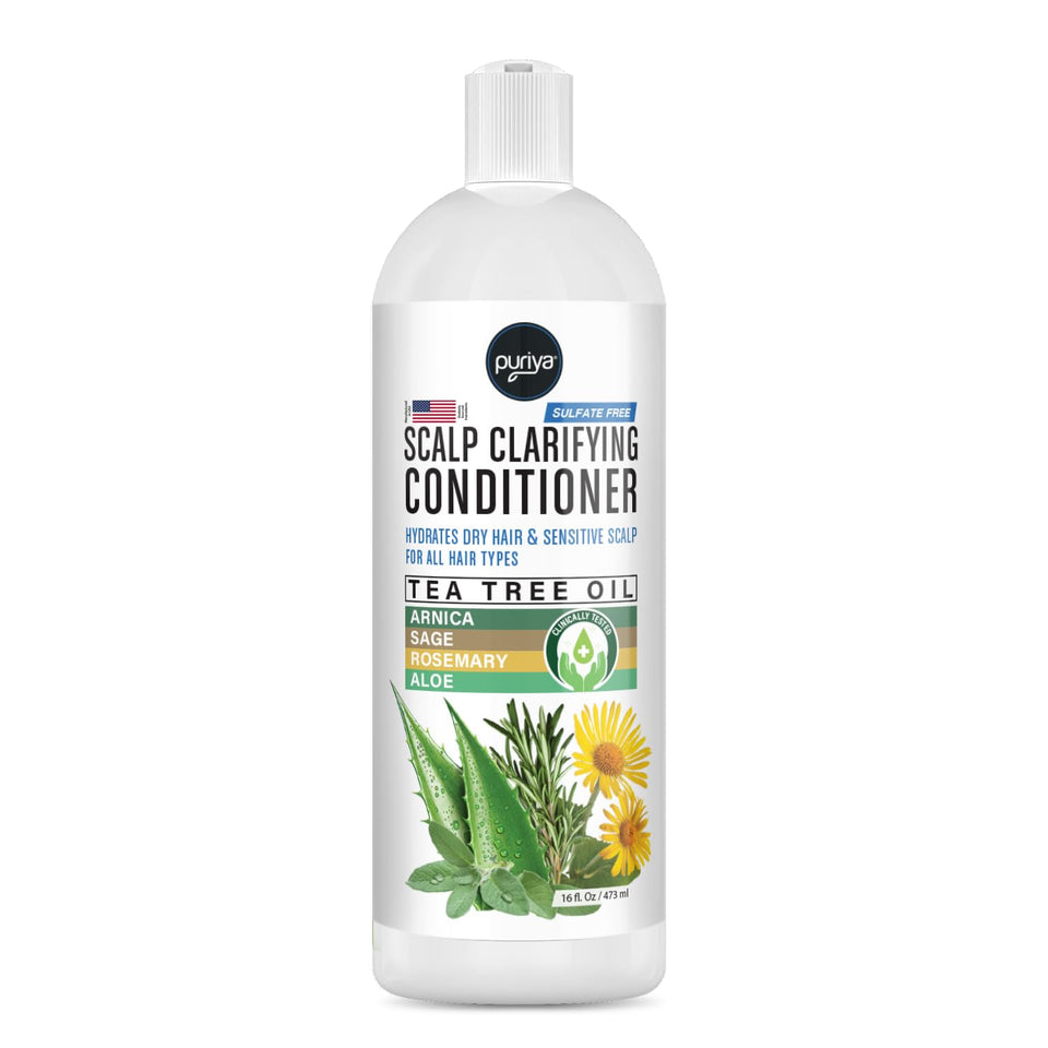 Puriya front packaging bottle showing label and 16 ounce size for clear product ID