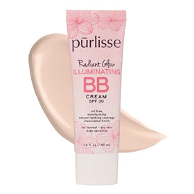 pūrlisse BB cream front tube showing packaging and SPF 30 benefit