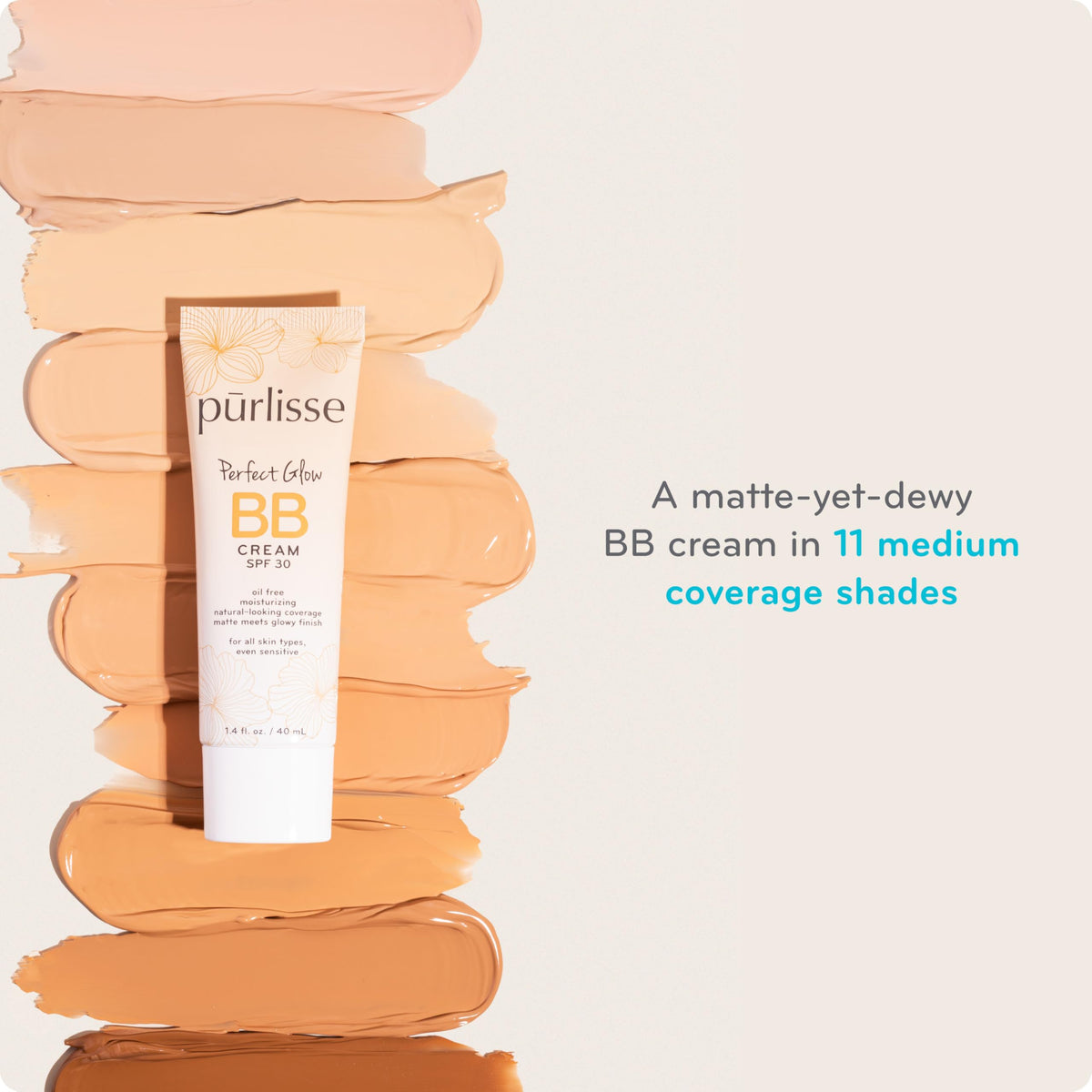 pūrlisse product in a vanity scene with primer and brush for routine