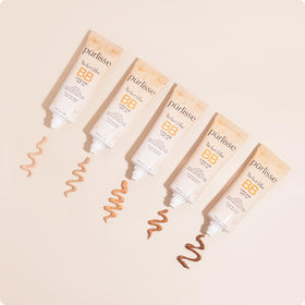 pūrlisse BB cream paired with Silk Glow primer for a smoother finish benefit