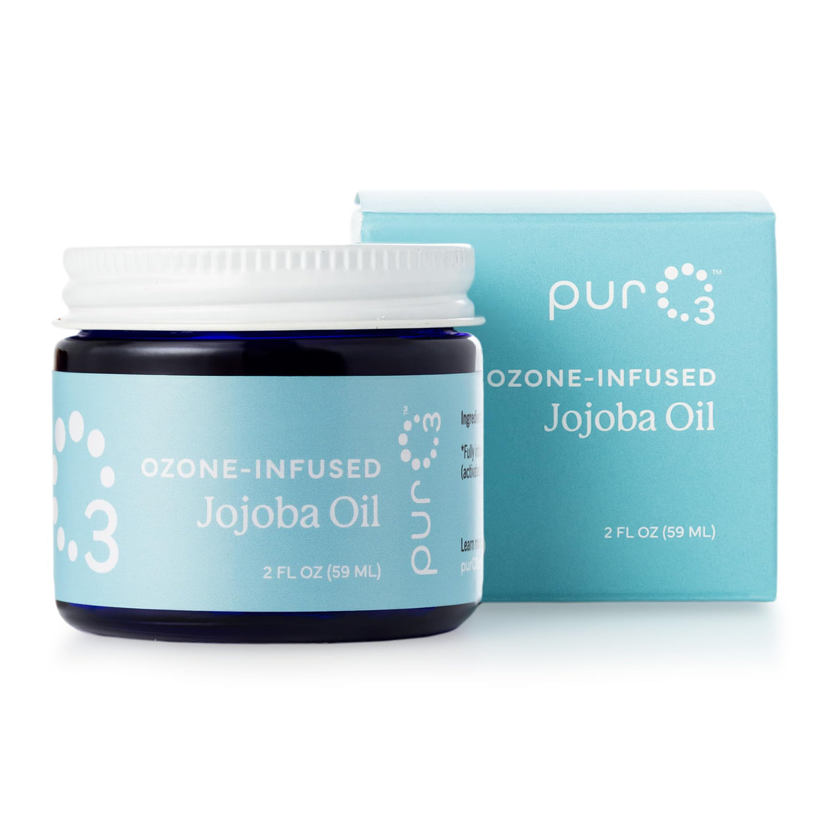 PurO3 application on hand illustrating smooth hydration benefit