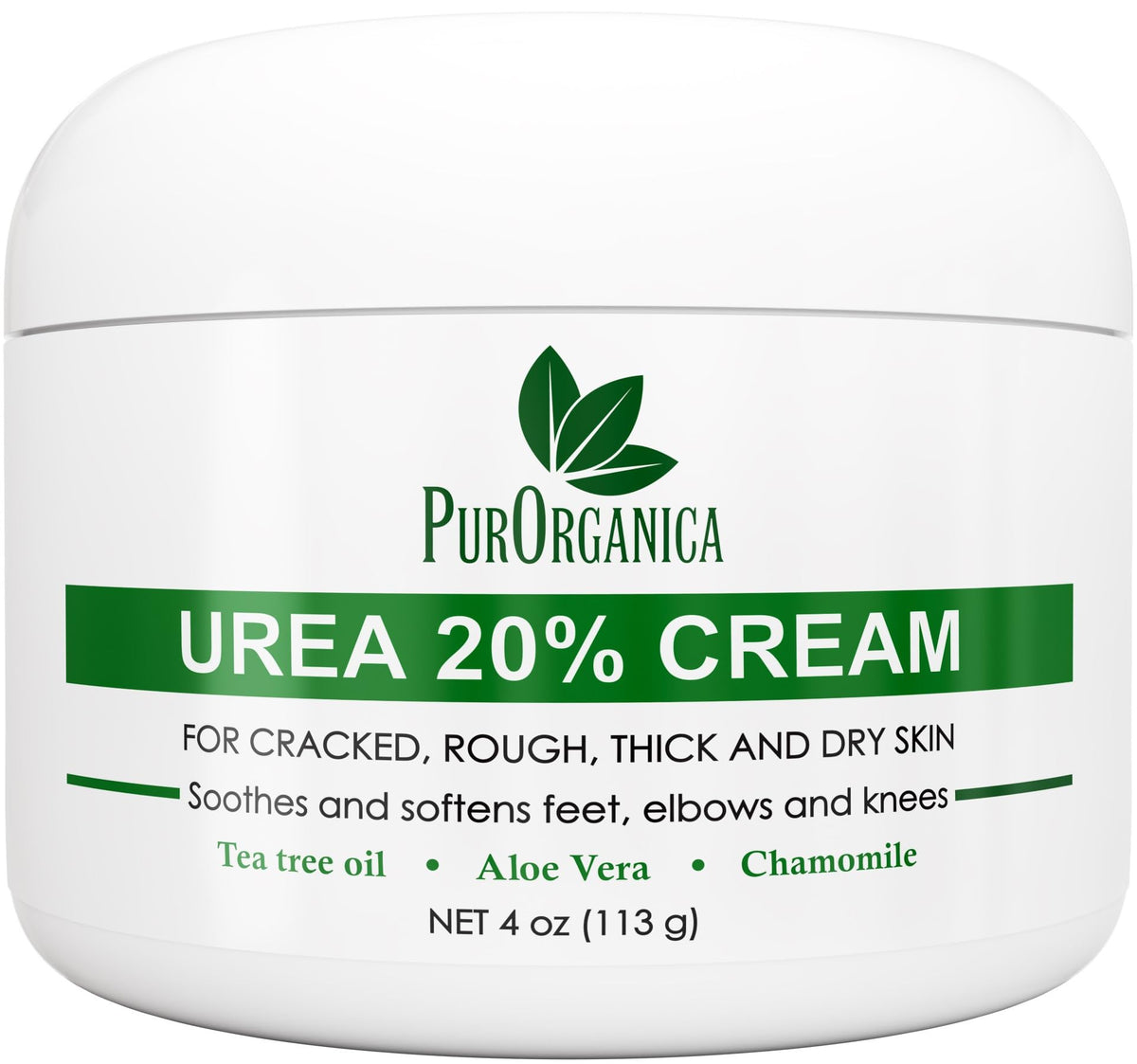 PurOrganica front packaging showing product and benefit for smoother heels