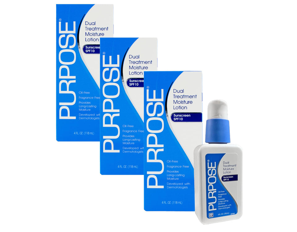 Purpose front packaging pack of three tubes showing product and convenience