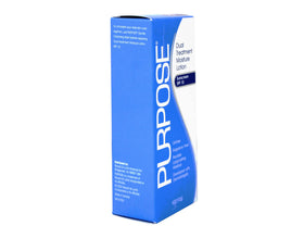 Purpose size comparison with hand showing 4 fl oz travel-friendly volume