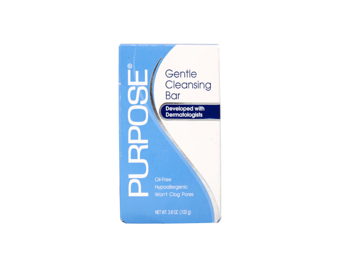PURPOSE cleansing bar front packaging showing clean design and benefits