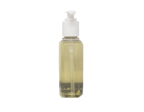 Purpose wash next to common items for size comparison and travel-friendly benefit