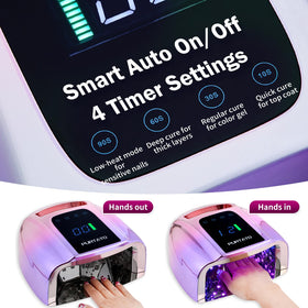 Purtato LCD display and timer controls visible for precise cure time benefit