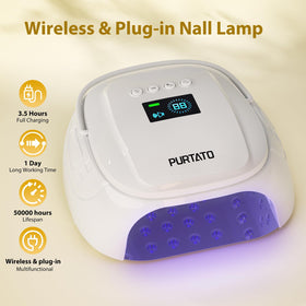 Purtato close-up of removable metal tray for easy cleaning and pedicures