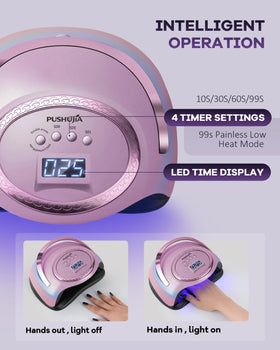 PUSHUJIA magnetic detachable base plate removed for easy pedicure access