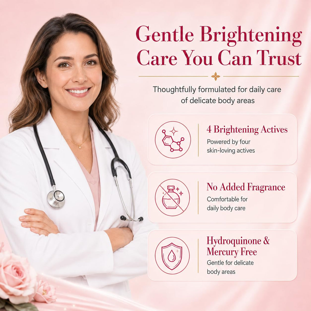 PUTRIZEN ingredient visual with arbutin highlighting targeted pigmentation support