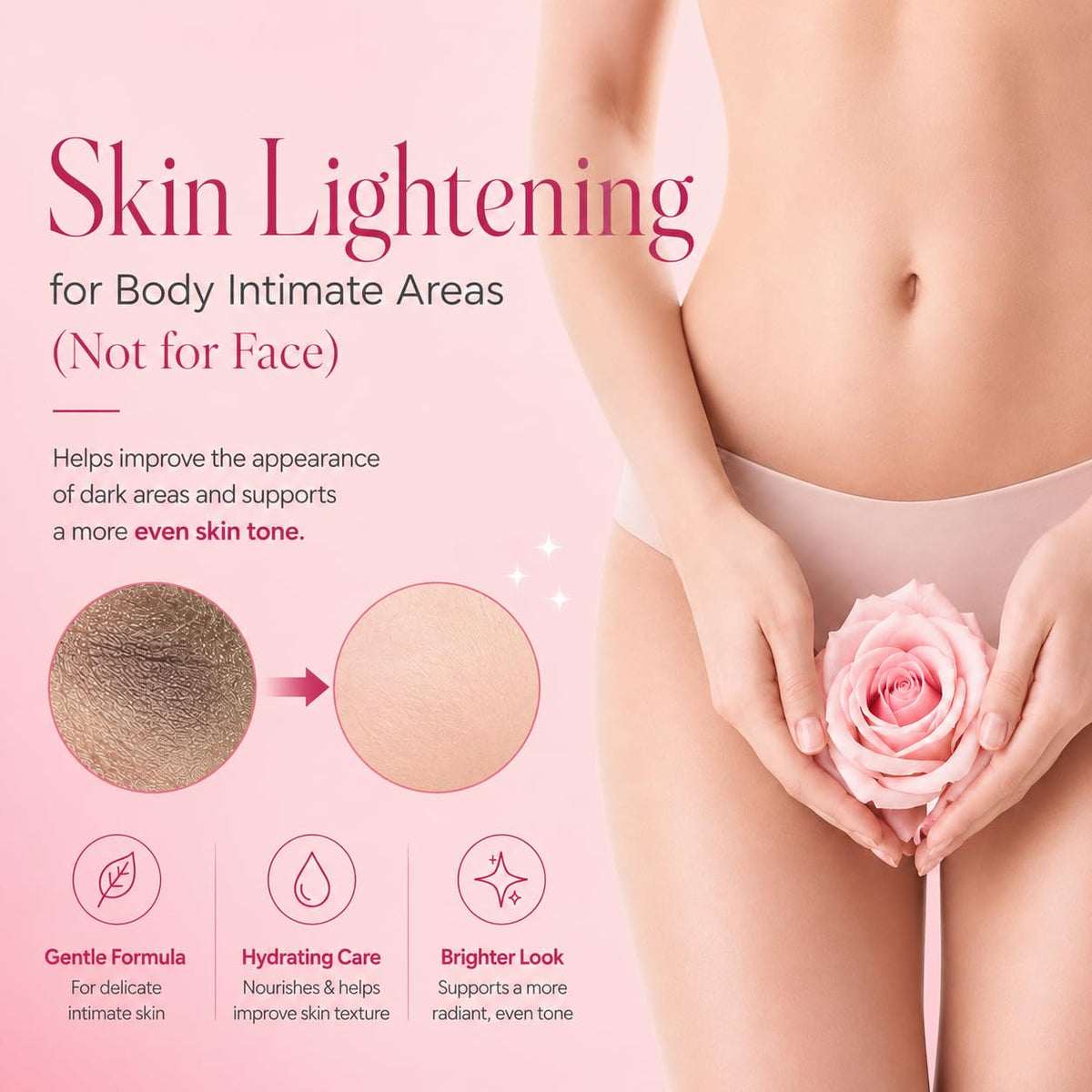 PUTRIZEN cream texture close-up showing smooth non-greasy finish and absorption