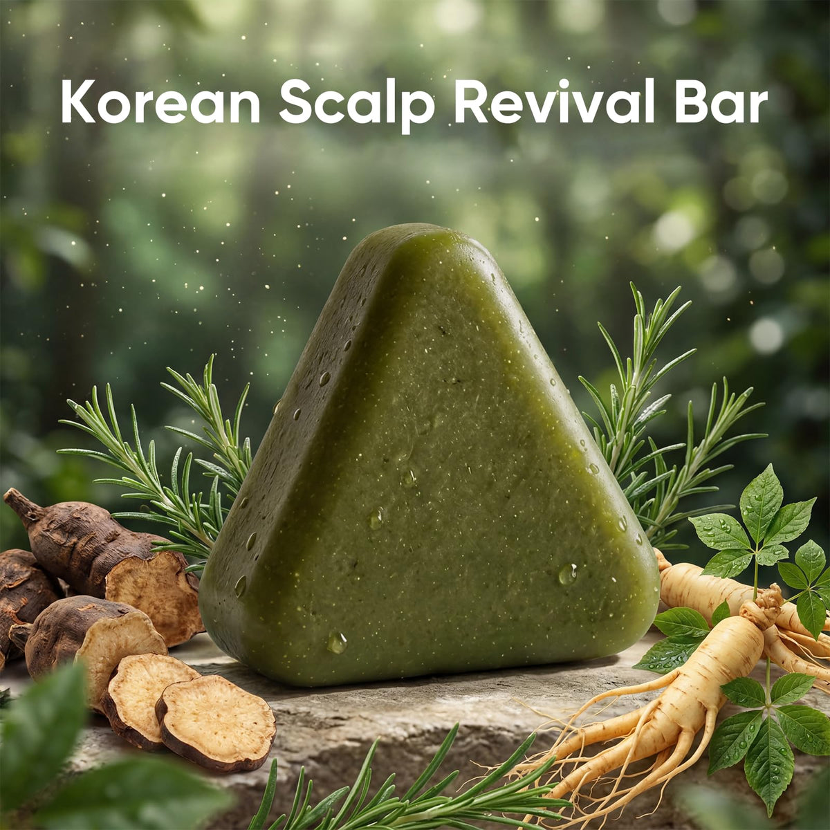 Pwkvsn close-up of shampoo bar texture producing gentle foam for effective cleansing