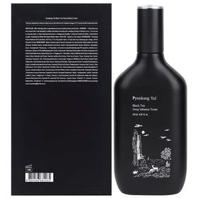 Pyunkang Yul bottle close-up highlighting cap and label for clear ingredient focus