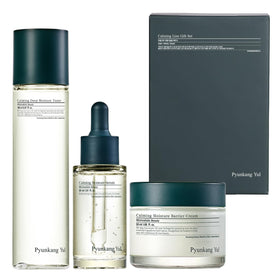 Pyunkang Yul front packaging of calming gift box showing complete set and presentation benefit