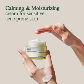 Pyunkang Yul cream texture closeup highlighting lightweight moisture and smooth finish