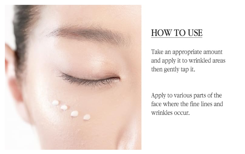 Pyunkang Yul finger applying cream to under-eye showing gentle coverage