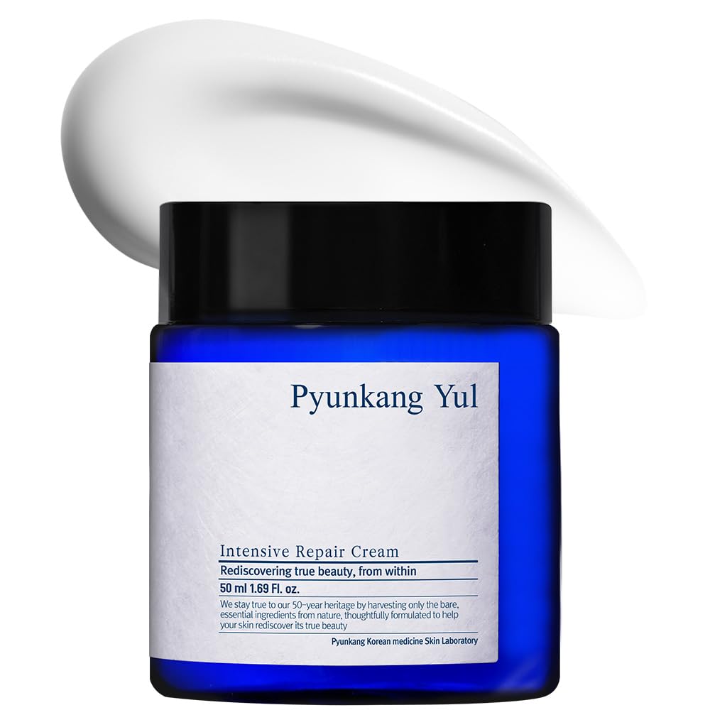 Pyunkang Yul jar front view showing clean packaging and moisturizing promise