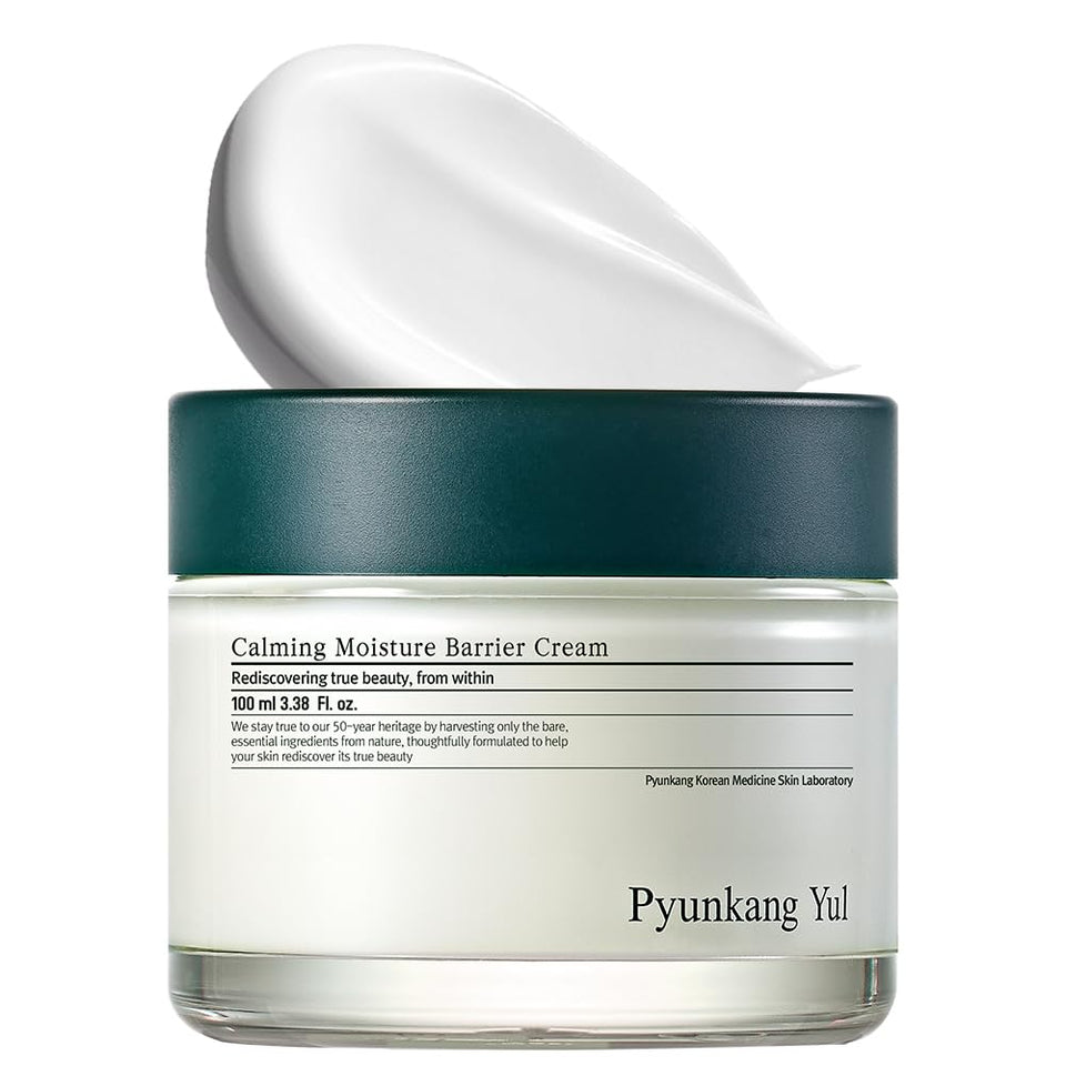 Pyunkang Yul front jar showing compact vegan moisturizer packaging and calming benefit