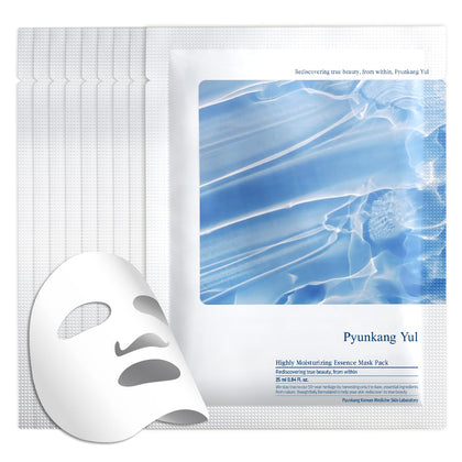 Pyunkang Yul front packaging showing 10-piece mask set and benefits