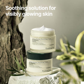 Pyunkang Yul open jar top view highlighting creamy, fast-absorbing formula